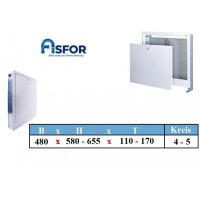 4-5 Kreis Veteilerschrank Unterputz 495 - 580 - 110 ( B x...